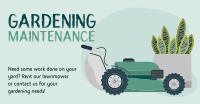 Garden Lawnmower Facebook Ad Design