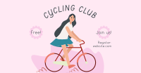 Bike Club Illustration Facebook ad Image Preview