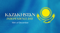 Kazakhstan Independence Day Facebook Event Cover Design