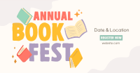 Annual Book Event Facebook Ad Design