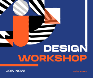 Modern Abstract Design Workshop Facebook post Image Preview