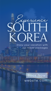  Minimalist Korea Travel YouTube Short Design