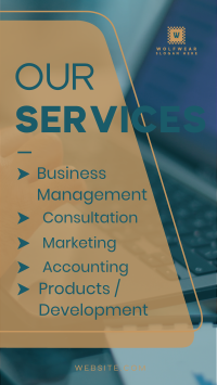 Corporate Our Services Instagram Story Design