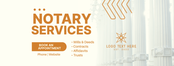 Notary Services Offer Facebook Cover Design Image Preview