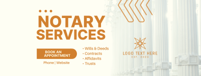 Notary Services Offer Facebook cover Image Preview