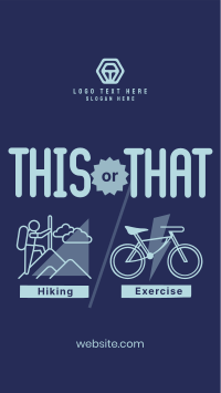 This or That Exercise TikTok video Image Preview