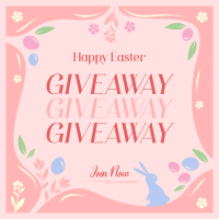 Blessed Easter Giveaway Instagram Post Design