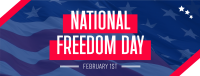 Freedom Day Flag Facebook Cover Design