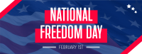 Freedom Day Flag Facebook Cover Image Preview