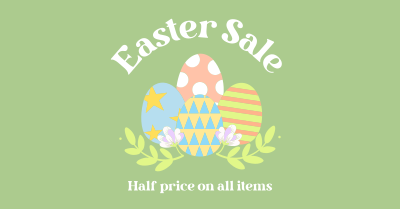 Easter Egg Hunt Sale Facebook ad Image Preview
