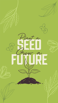 Earth Day Seed Planting TikTok video Image Preview