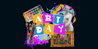 Art Day Collage Twitter post Image Preview