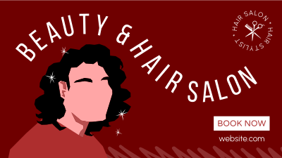 Hair Salon Minimalist Facebook event cover Image Preview