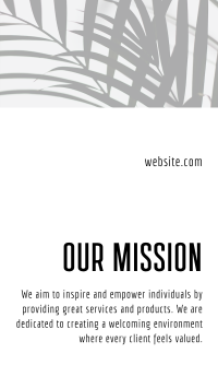 Clean & Elegant Mission Facebook Story Design