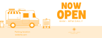 Food Truck Opening Facebook cover Image Preview