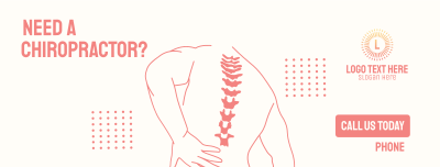 Book Chiropractor Services Facebook cover Image Preview