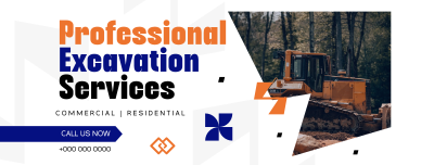 Professional Excavation Services Facebook cover Image Preview