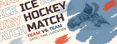 Ice Hockey Versus Match Facebook cover Image Preview