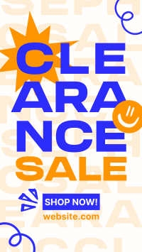 Clearance Sale Scribbles TikTok Video Image Preview