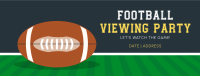 Football Viewing Party Facebook Cover Image Preview