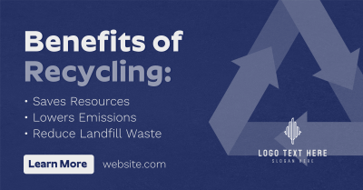 Recycling Benefits Facebook ad Image Preview