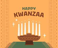 Kwanzaa Candle Facebook Post Design