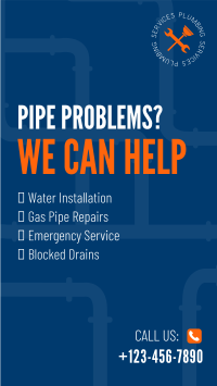 Need A Plumber? Facebook Story Image Preview