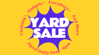 Comic Yard Sale Facebook Event Cover Design