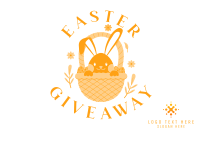 Easter Bunny Giveaway Postcard Image Preview