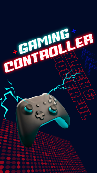 Sleek Gaming Controller Instagram Reel Preview