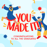 Quirky Graduation Instagram Post Design