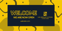 Welcome Now Open Twitter post Image Preview