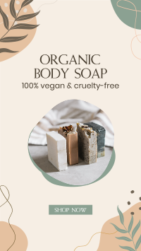Organic Body Soap Facebook Story Image Preview