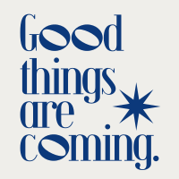 Minimalist Good Things Quote T-shirt Image Preview