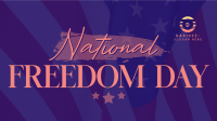 Freedom Day Celebration Facebook Event Cover Design