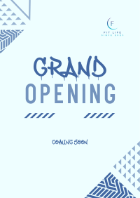 Street Grand Opening Poster Image Preview