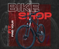 Bicycle Modern Grainy Facebook Post Design