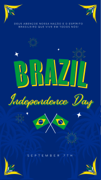 Festive Brazil Independence TikTok Video Image Preview