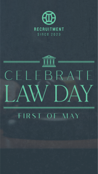 Law Day Celebration Facebook Story Design