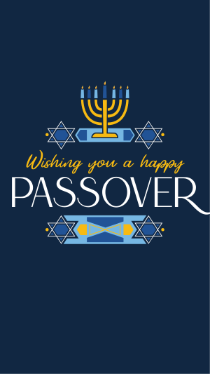 The Passover Facebook story Image Preview
