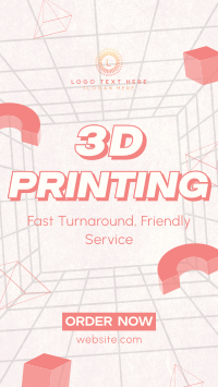 Agnostic 3D Printing Facebook Story Design