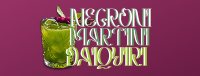 Negroni Martini Daiquiri Facebook cover Image Preview