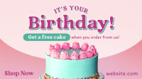 Birthday Cake Promo Video Image Preview