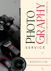 Photography Service Poster Design