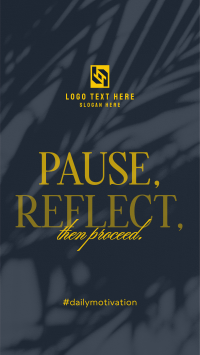 Pause & Reflect YouTube Short Design