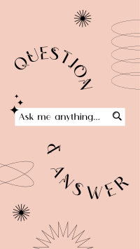 Minimalist Q&A Instagram reel Image Preview