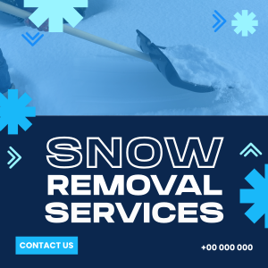 Snowy Snow Removal Instagram post Image Preview