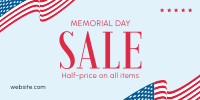 Memorial Day Sale Twitter post Image Preview