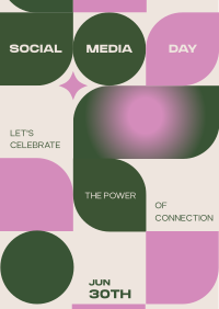Social Media Day Modern Poster Image Preview