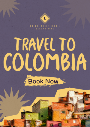 Travel to Colombia Paper Cutouts Poster Image Preview